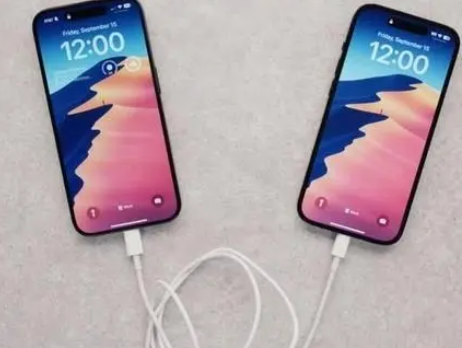 阳城苹果15维修店分享iPhone15可以给安卓充电吗 